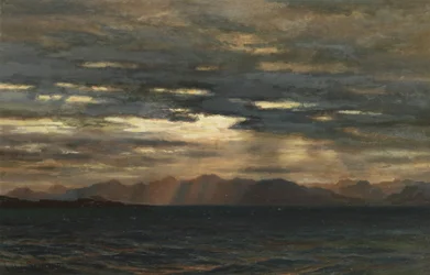 Lever de soleil sur la côte nord-ouest de Skye