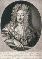 Portrait ovale de George, Prince de Danemark, 1704