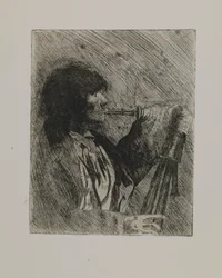 Sans titre - Homme à la cornemuse