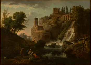 Français : Les Cascatelles de Tivoli Paysage de Tivoli