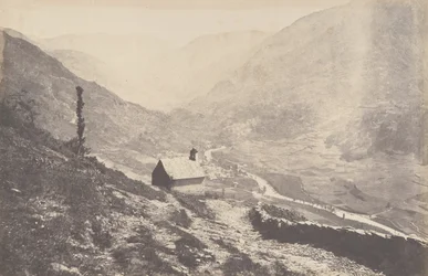 Vallée de Bosost prise de la chapelle San Antonio, 1853
