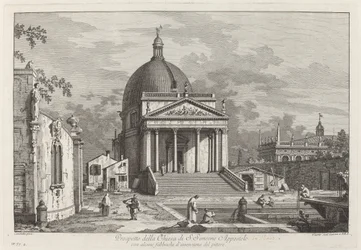 Prospetto della Chiesa di S. Simeone Appostolo, 1742