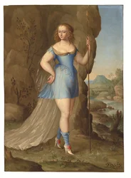 Un guerrier (huile sur cuivre)