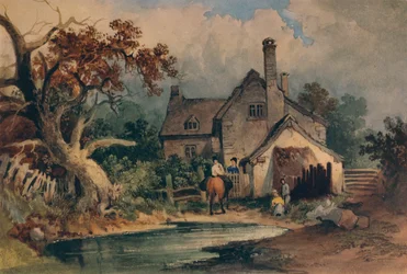 Un cottage, vers 1852
