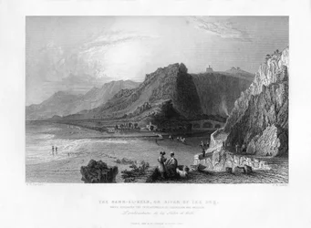 Le Nahr-El-Kelb, Fleuve du Chien, Liban, 1841