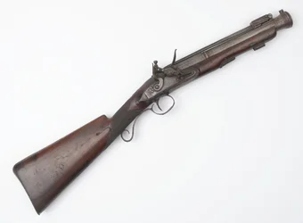 Tromblon avec baïonnette à ressort délivré aux Volontaires Irlandais, vers 1815