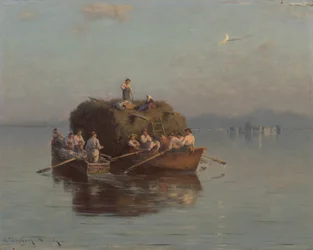 Bateau de foin sur le Chiemsee