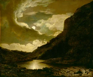 Matlock Tor au clair de lune, vers 1778
