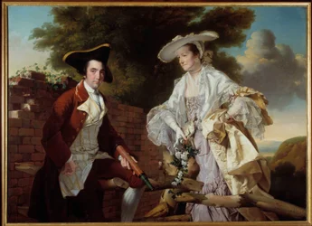 Portrait du cartographe Peter Perez Burdett (1735-1793) et de sa femme Hannah