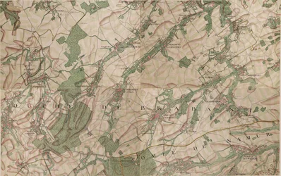 Carte de Perwez le Marchez - Perwez