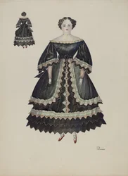 Poupée - Minerva Pratt, vers 1937