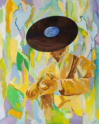 Jazzy, 2023 (acrylique sur toile)