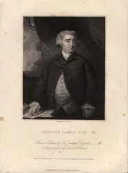 Charles James Fox (1749-1806), gravé par John William Cook
