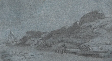Côte avec des rochers