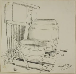 Bac et tonneau