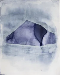 Géométrie abstraite bleue