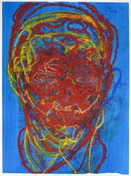 Portrait abstrait intense