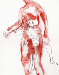 Étreinte rouge
