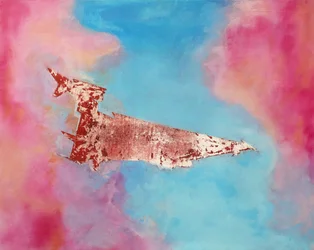 Le vol du vaisseau spatial rouge