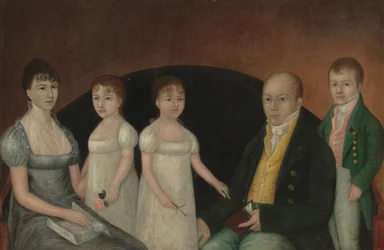 Groupe familial, c. 1800