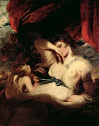 Cupidon détachant la ceinture de Vénus