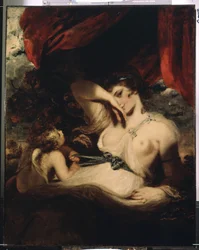 Cupidon dénouant le ruban de Vénus