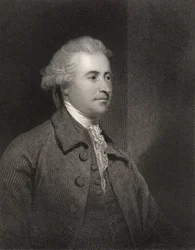 Edmund Burke, gravé par H. Robinson, de 