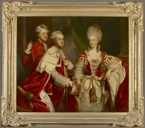 George, 2e comte Harcourt, sa femme Elizabeth et son frère William, 1780
