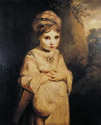 Fille avec des fraises