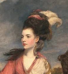 Jane Fleming, plus tard Comtesse de Harrington, c.1778-79 (détail)