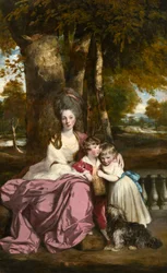 Lady Elizabeth Delme et ses enfants