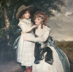 Mademoiselle Cocks et sa nièce, vers 1790