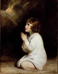 Le jeune Samuel en prière