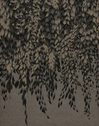 Feuillage sombre en cascade