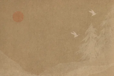 Oiseaux en vol, soleil d