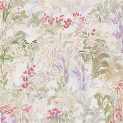 Fleurs du jardin aux couleurs pastel