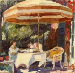 Terrasse ensoleillée