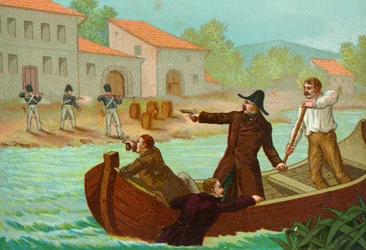 Proscription dans le midi en 1815 (illustration)