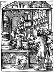 Pharmacien, 16ème siècle 1849