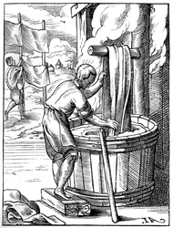 Teinturier, XVIe siècle