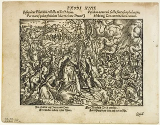 Le Passage de la mer Rouge (recto) et L