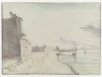Vue du bastion Waterschans, Bergen op Zoom
