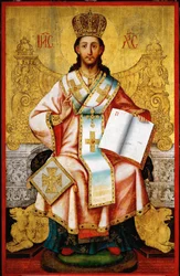 Christ trônant (bois)