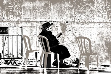 Morning Prayer, de la série Tuesday at the Wailing Wall, 2016 (photographie)