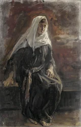 Femme assise