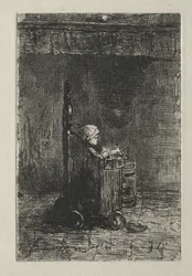 Bébé dans sa chaise