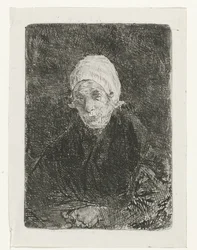 Vieille femme de Katwijk