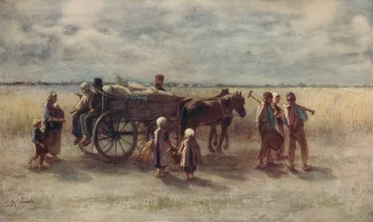 Récolte de pommes de terre, 1844, vers 1915