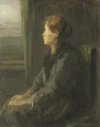 Femme à une fenêtre