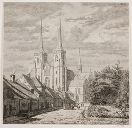 Cathédrale de Roskilde, vue du sud-ouest
